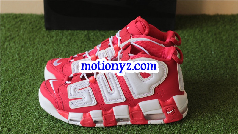 Supreme x Nike Air More Uptempo Red